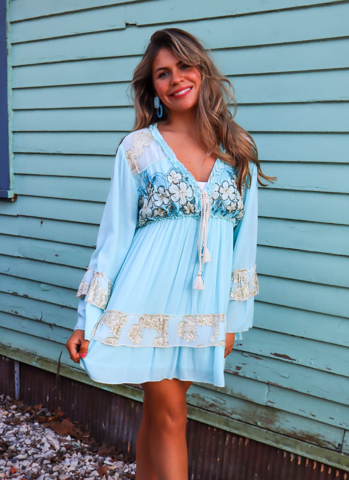 Embellished Indian Mini Dress