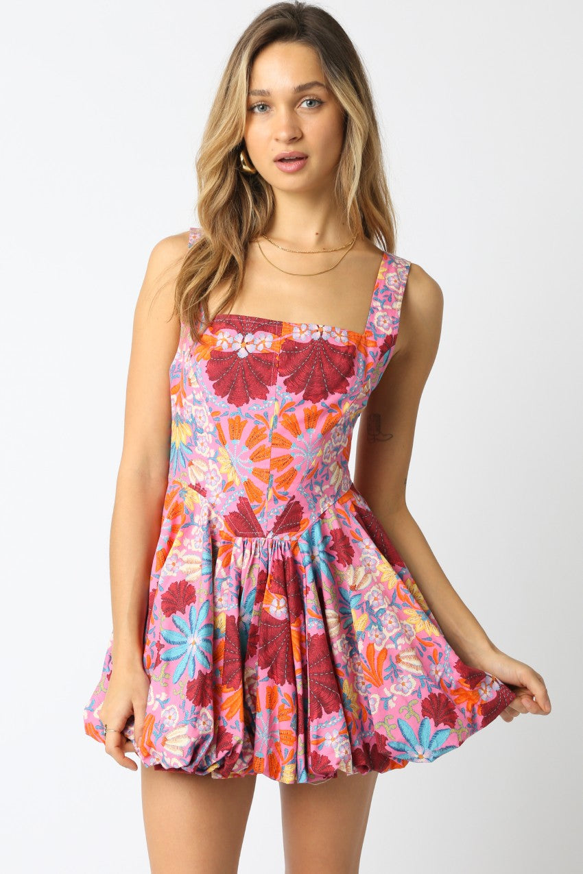 Floral Pink Petal Dress