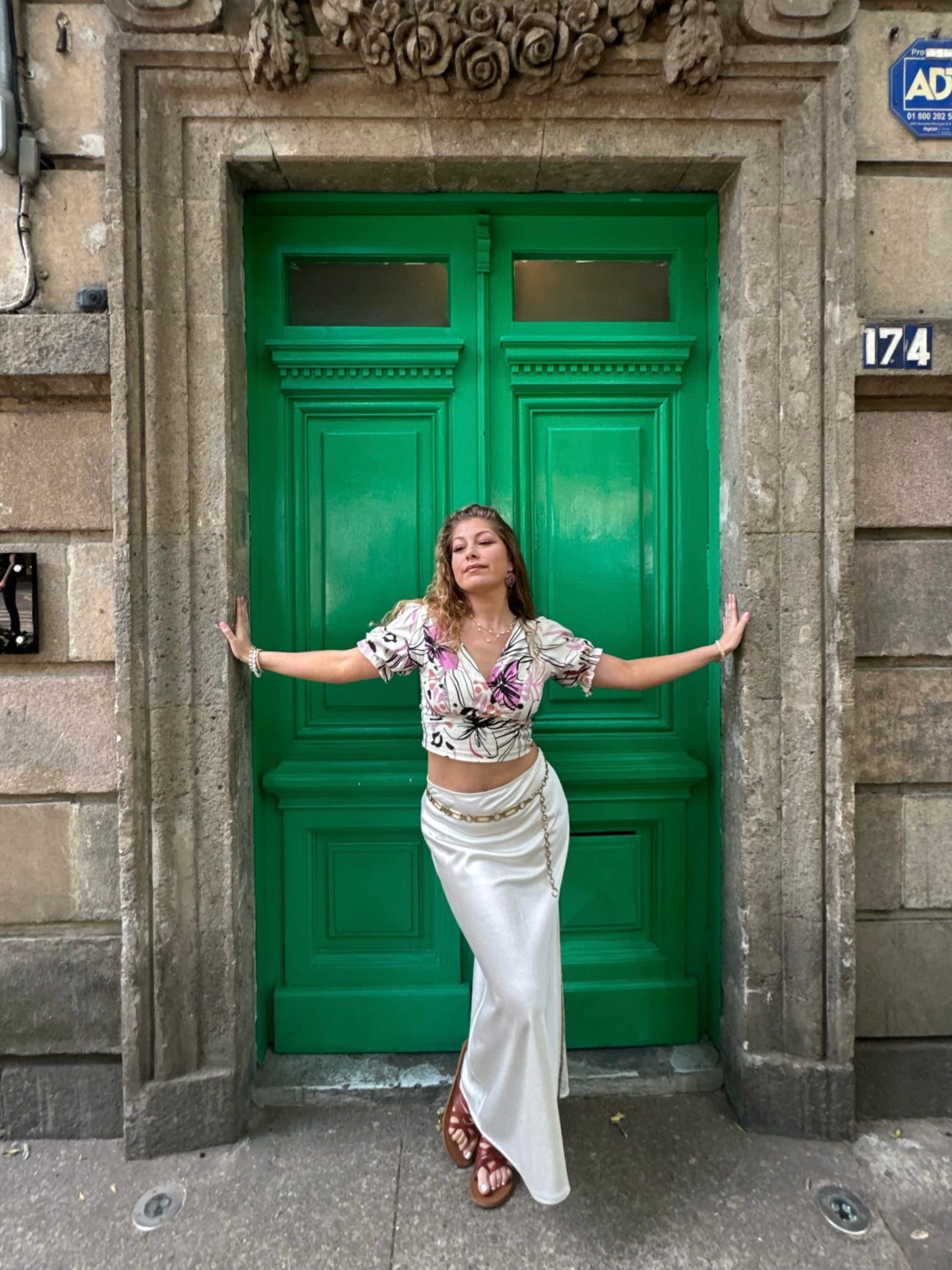 Satin Midi Skirt