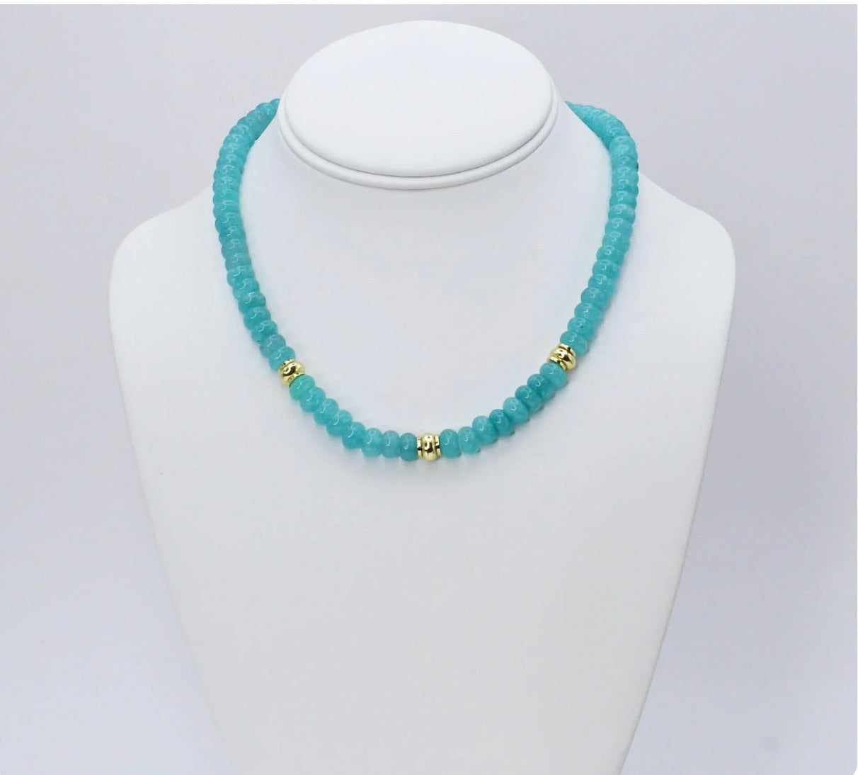 Blue Gemstone Necklace