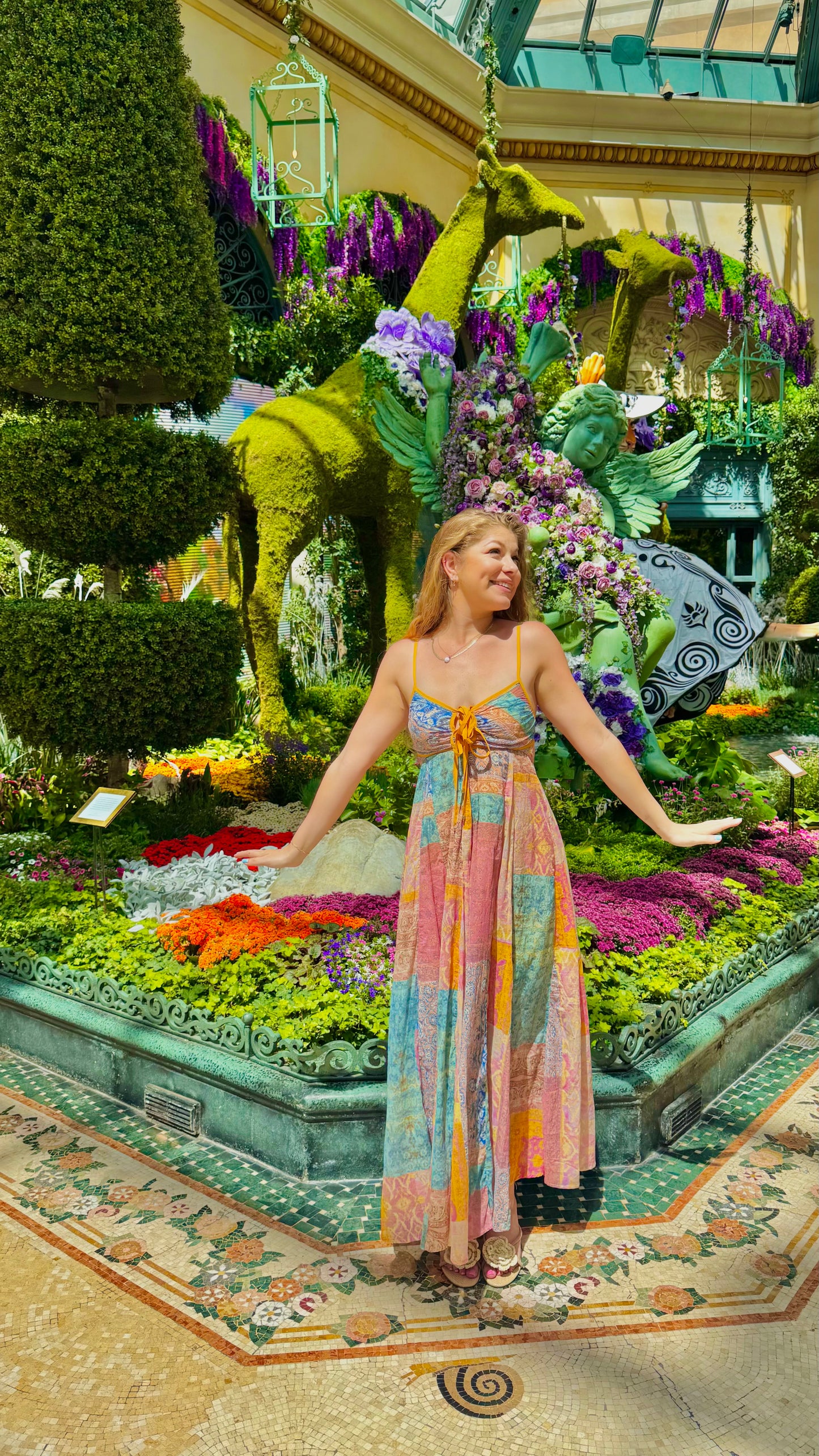 Boho Patterned Maxi Dress