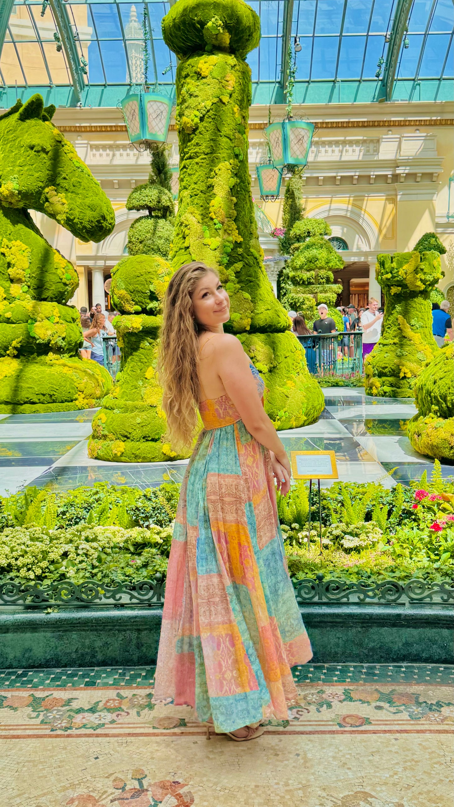 Boho Patterned Maxi Dress