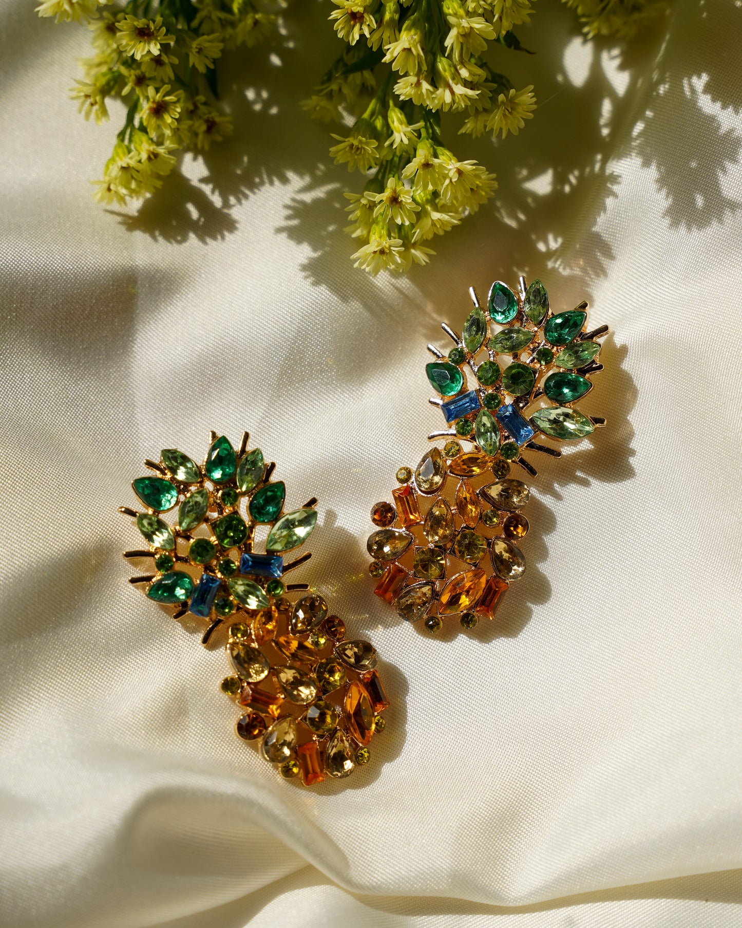 Crystal Embellished Earrings