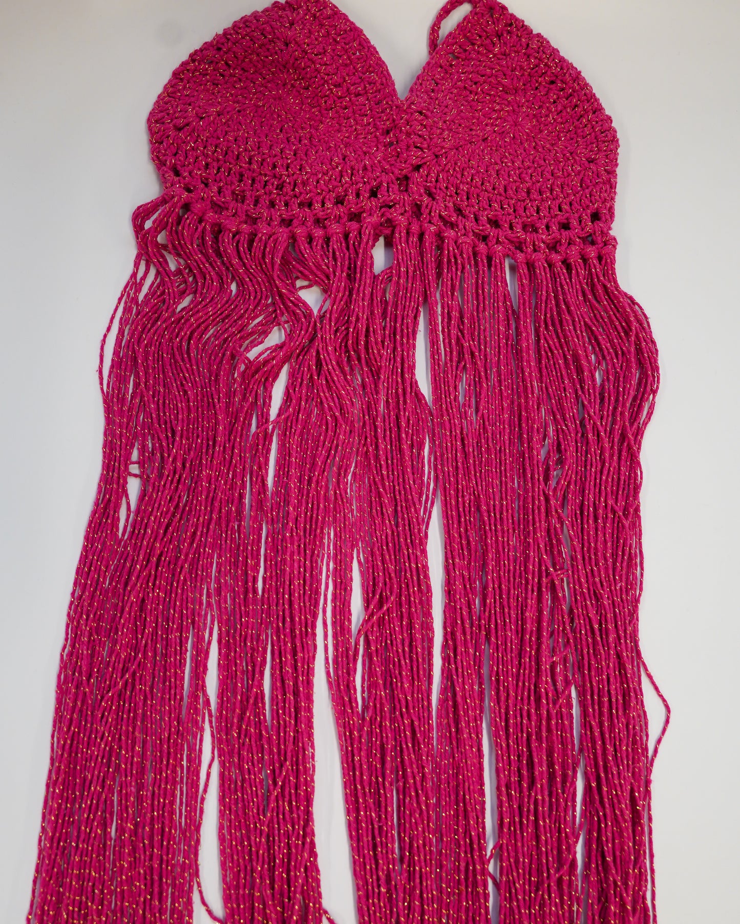 Rio Crochet Top with Fringe