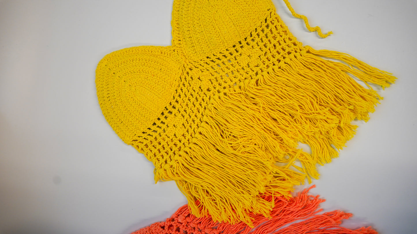 Rio Crochet Top with Fringe