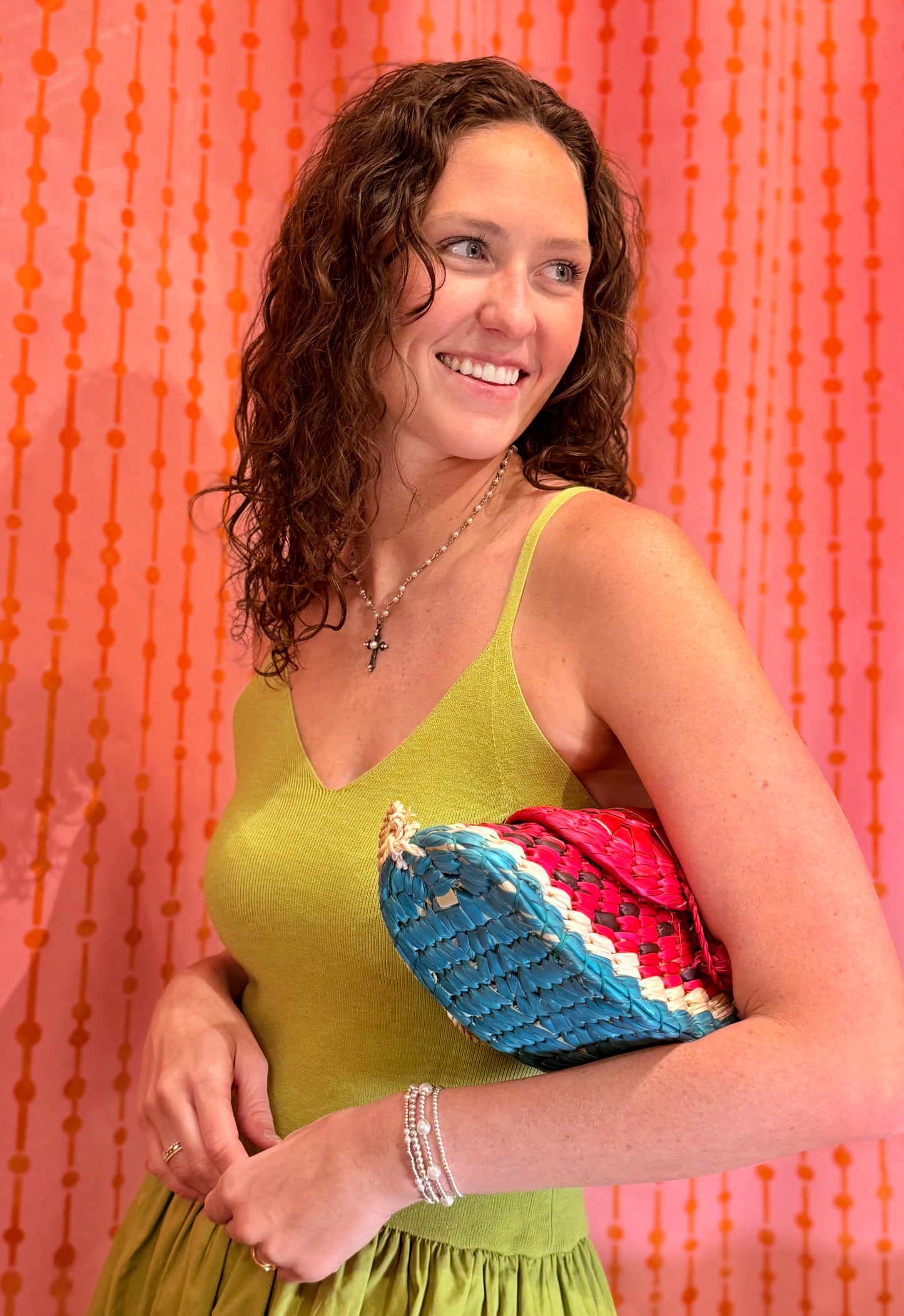 Handmade Woven Watermelon Purse