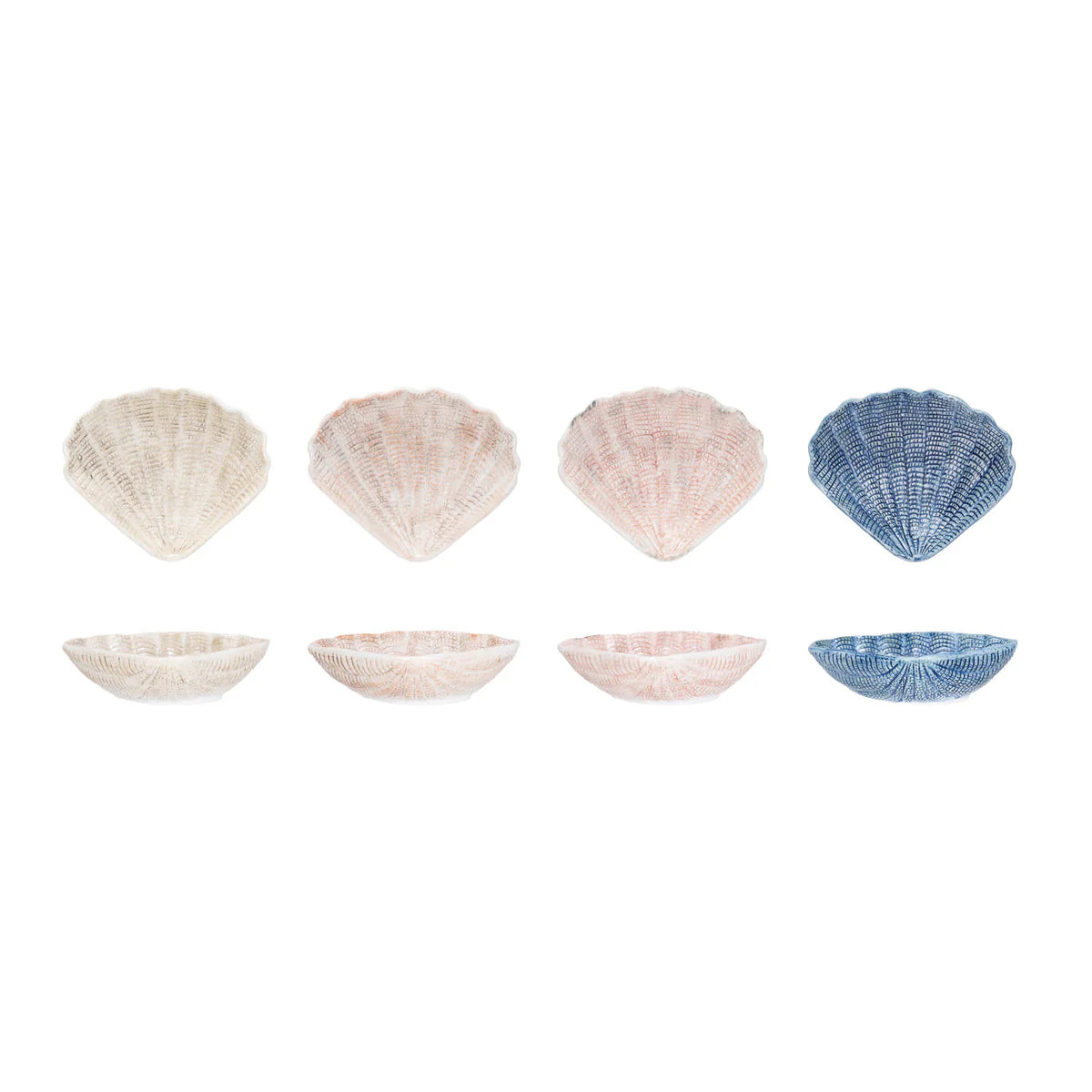 Stoneware Shell Shaped Bowl