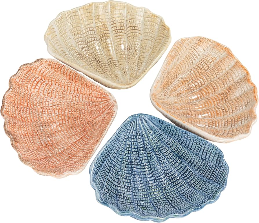 Stoneware Shell Shaped Bowl