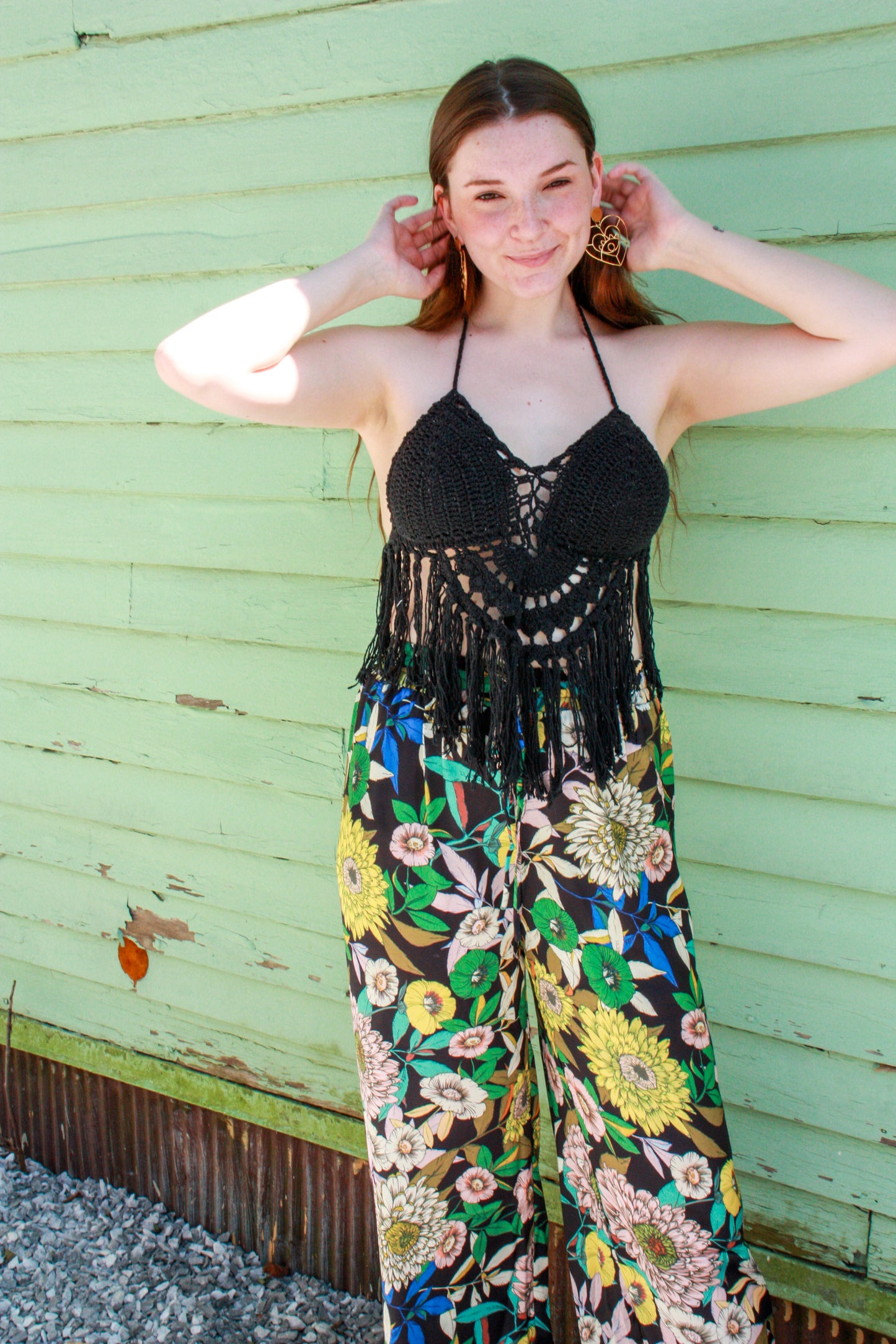 Rio Crochet Top with Fringe