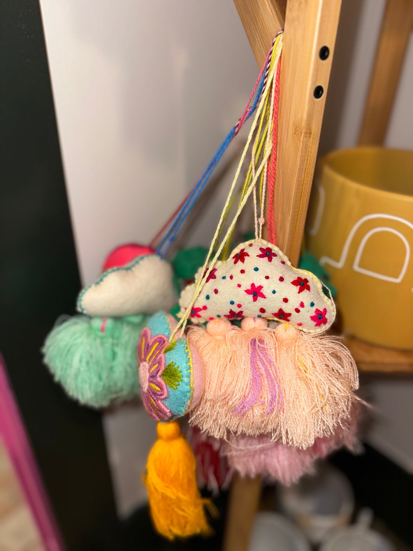 Small Handmade Pillowed Tassel
