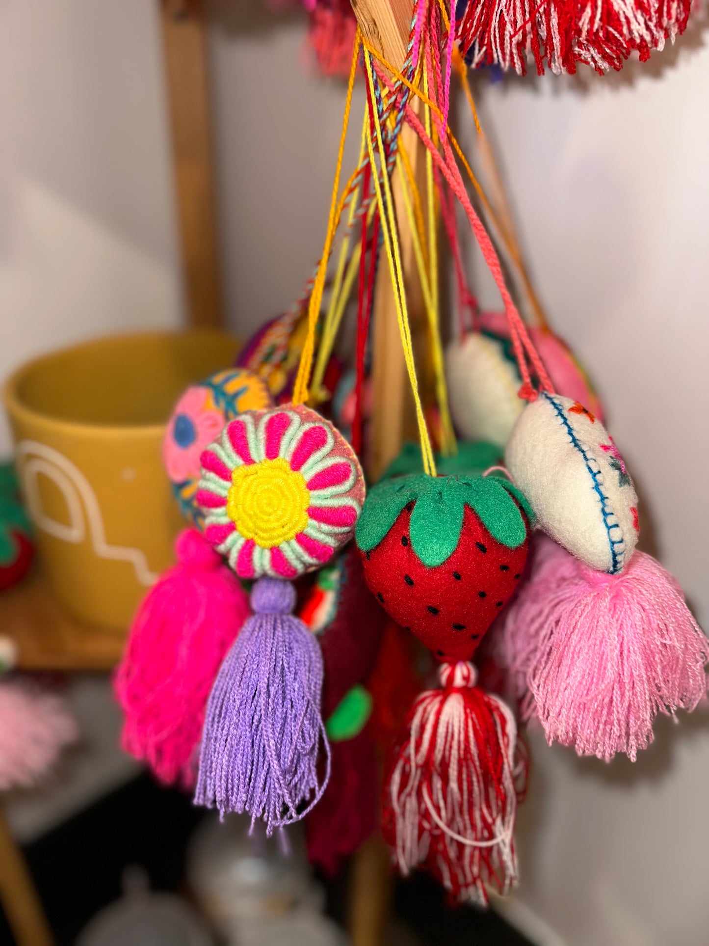 Small Handmade Pillowed Tassel