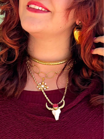Handmade Spanish Metal Choker Necklace