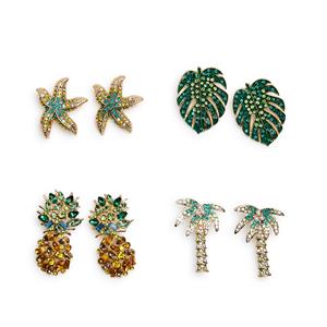 Crystal Embellished Earrings
