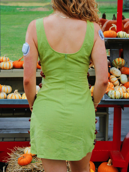 Rain-Bead Mini Dress