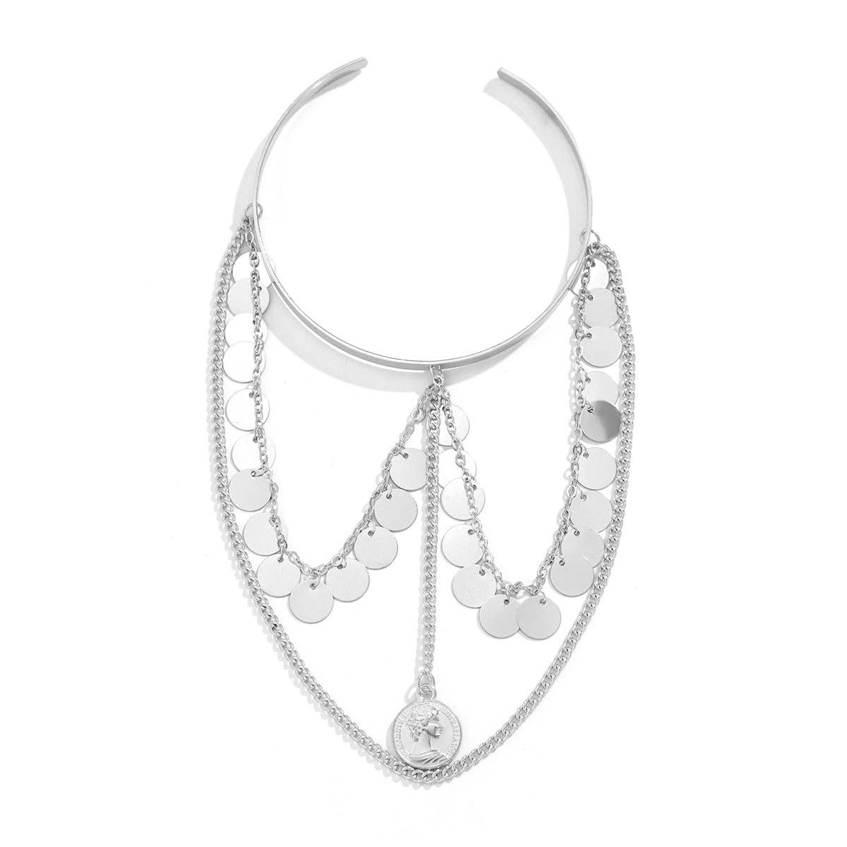 Vintage Punk Tassel Chain Arm Cuff DPJAC2506