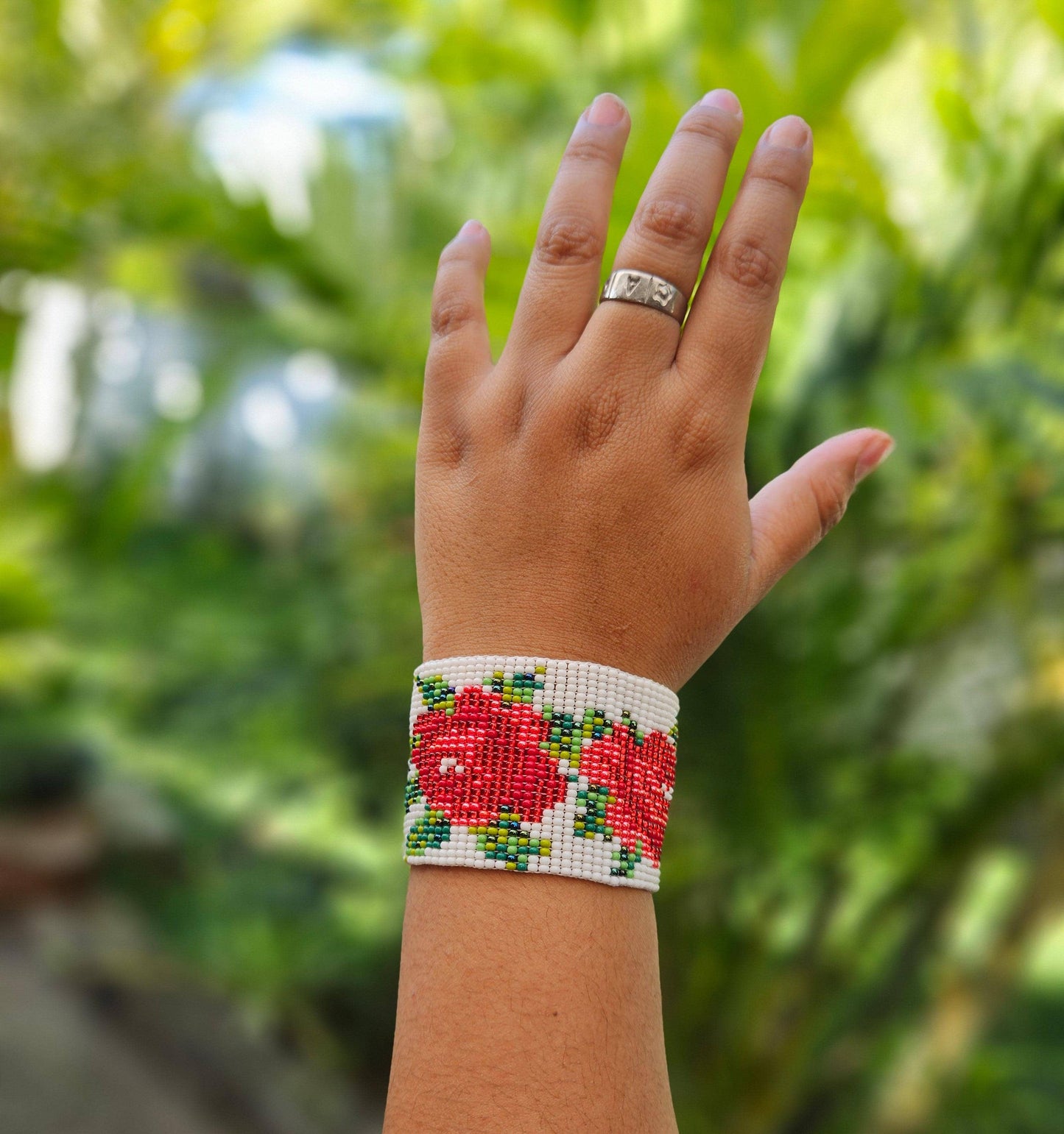 White Rose Bracelet