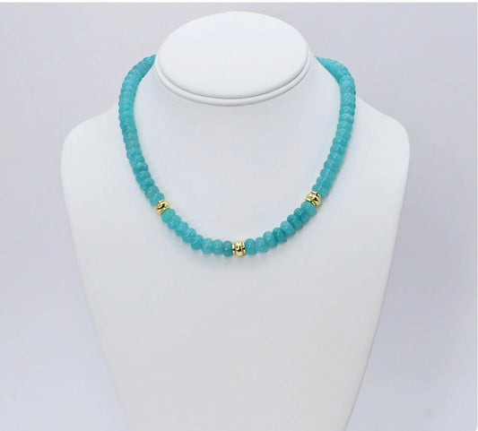 Blue Gemstone Necklace