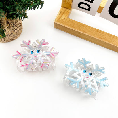 Christmas Snowflake Hair Claw Clip