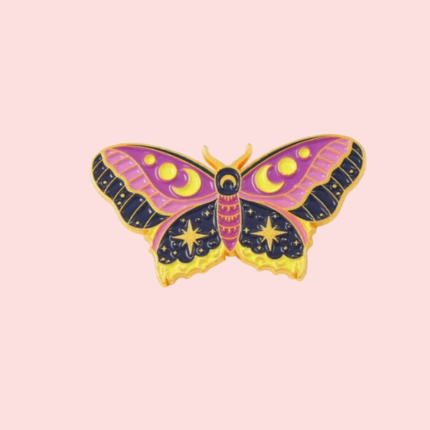 Celestial Butterfly Enamel Pins