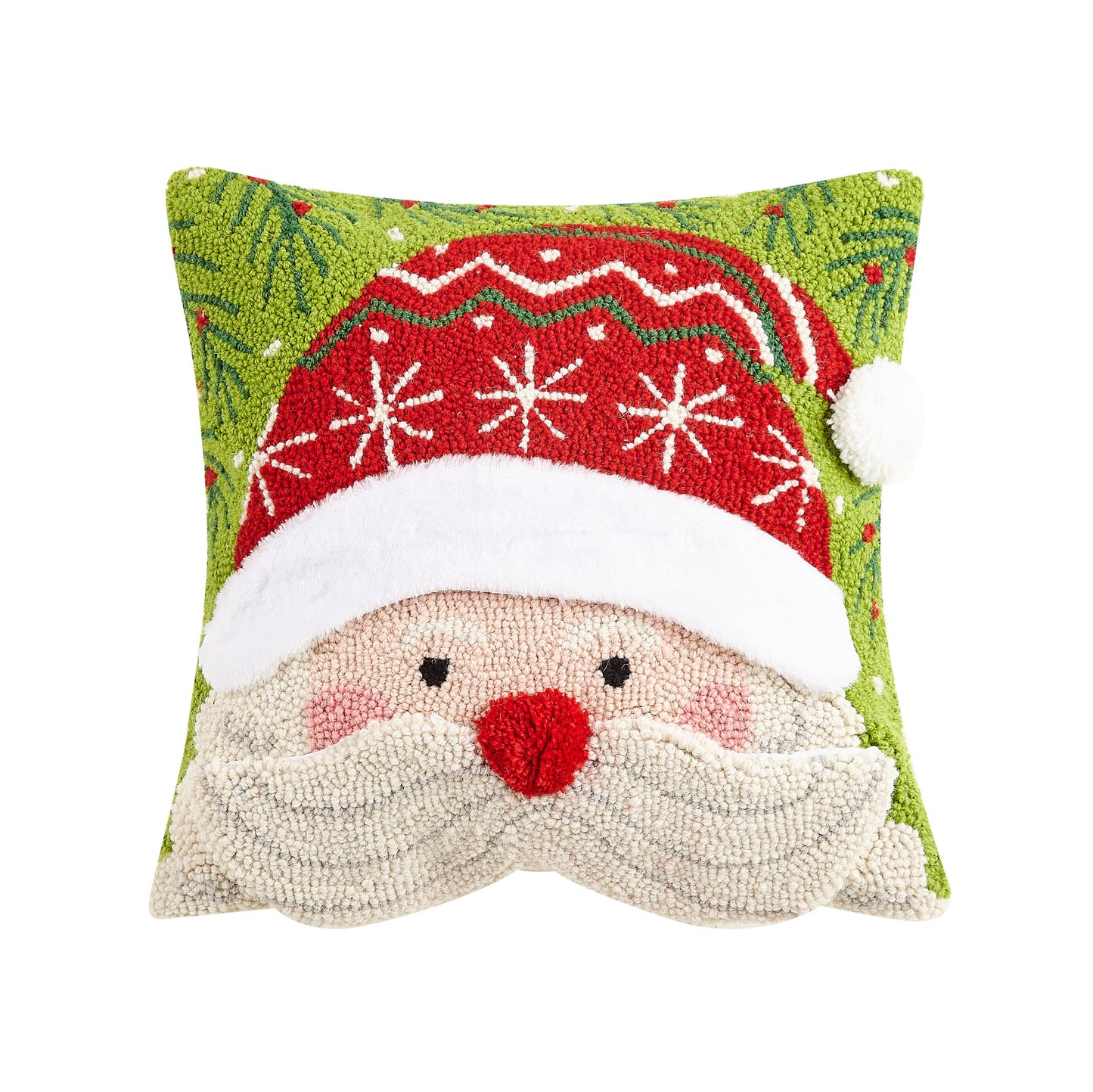 Santa Hook Pillow with 3D Details