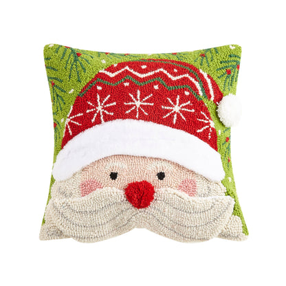 Santa Hook Pillow with 3D Details