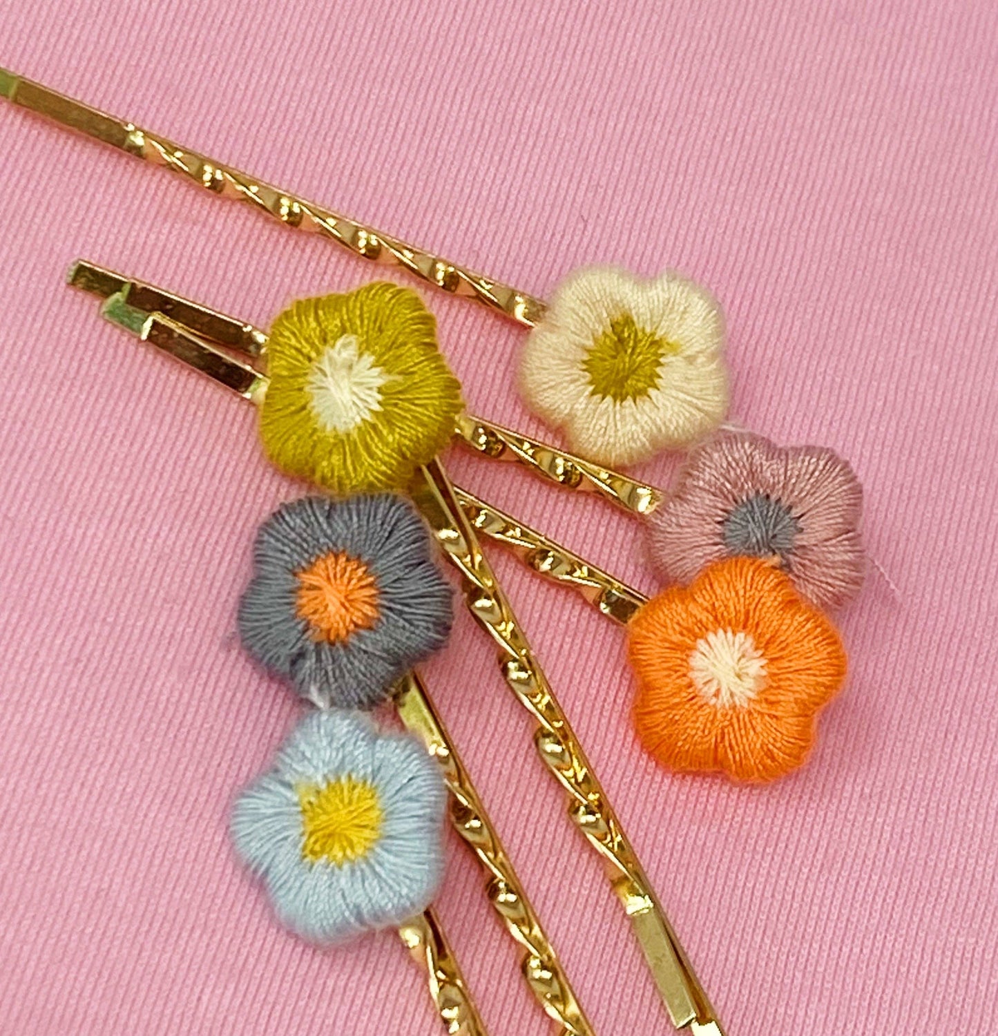 Flowers Hair Bobby Pin Set