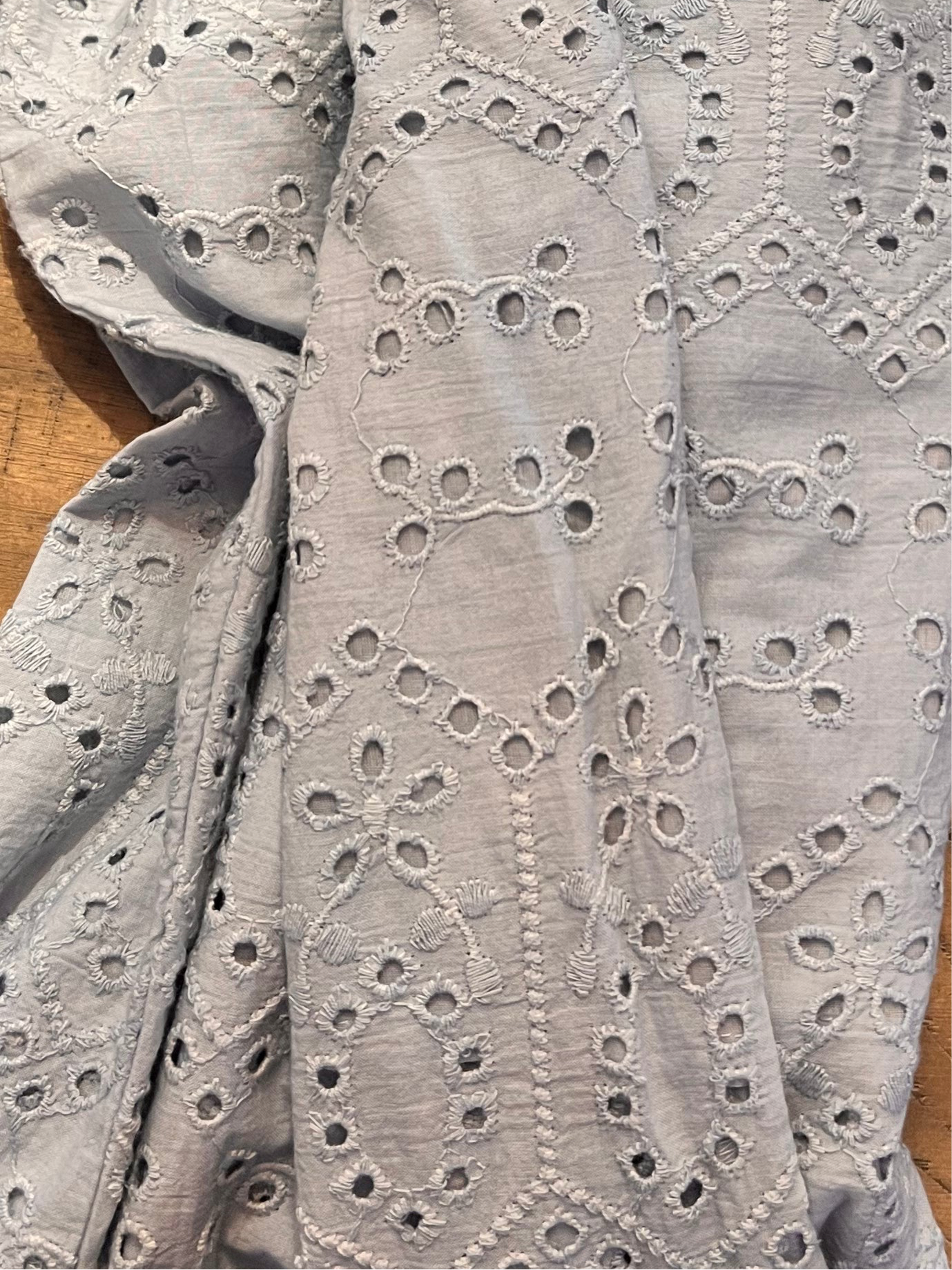 European Straight Leg Pants with Eyelet Detail