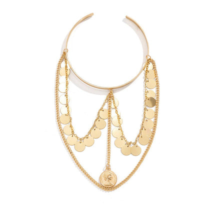 Vintage Punk Tassel Chain Arm Cuff DPJAC2506