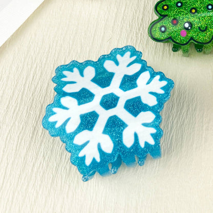 Christmas Snowflake Hair Claw Clip