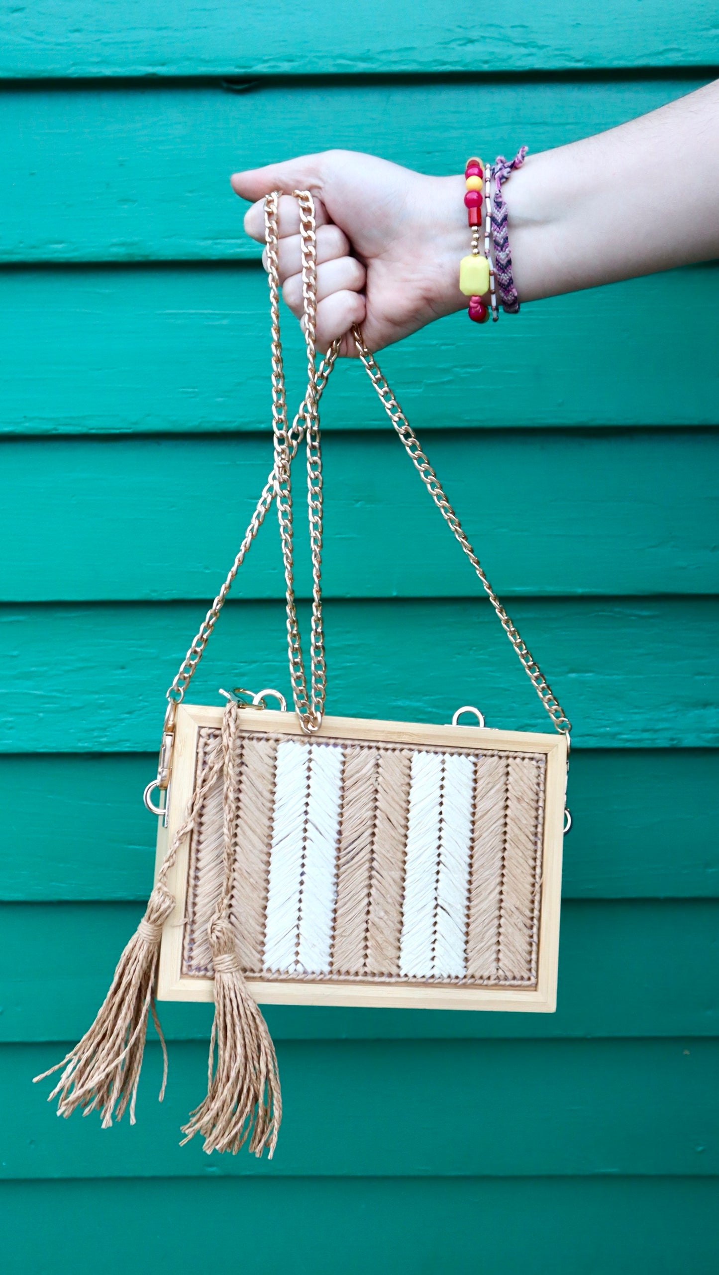 Wooden Rio Purse