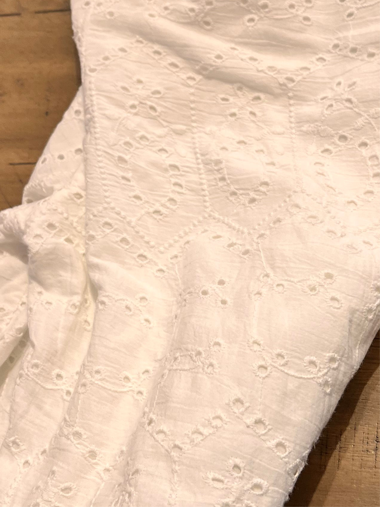 European Straight Leg Pants with Eyelet Detail