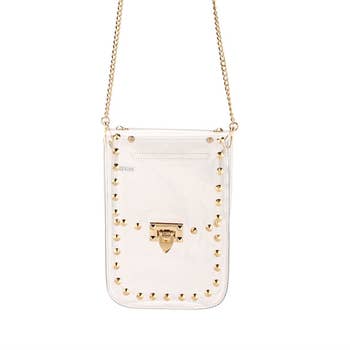 Clear Bag With Studs - Tall Rectangle