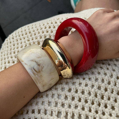 Geometric Acrylic Bracelet