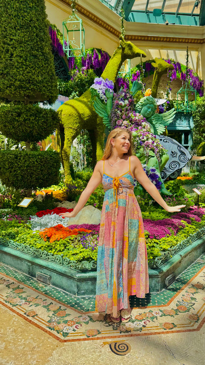 Boho Patterned Maxi Dress