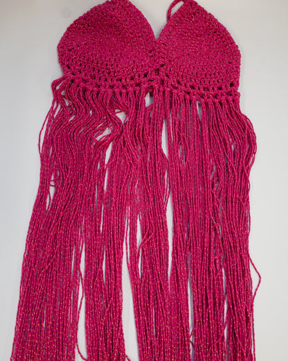 Rio Crochet Top with Fringe