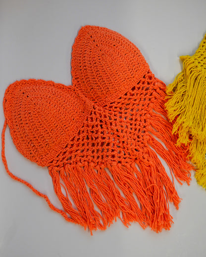 Rio Crochet Top with Fringe
