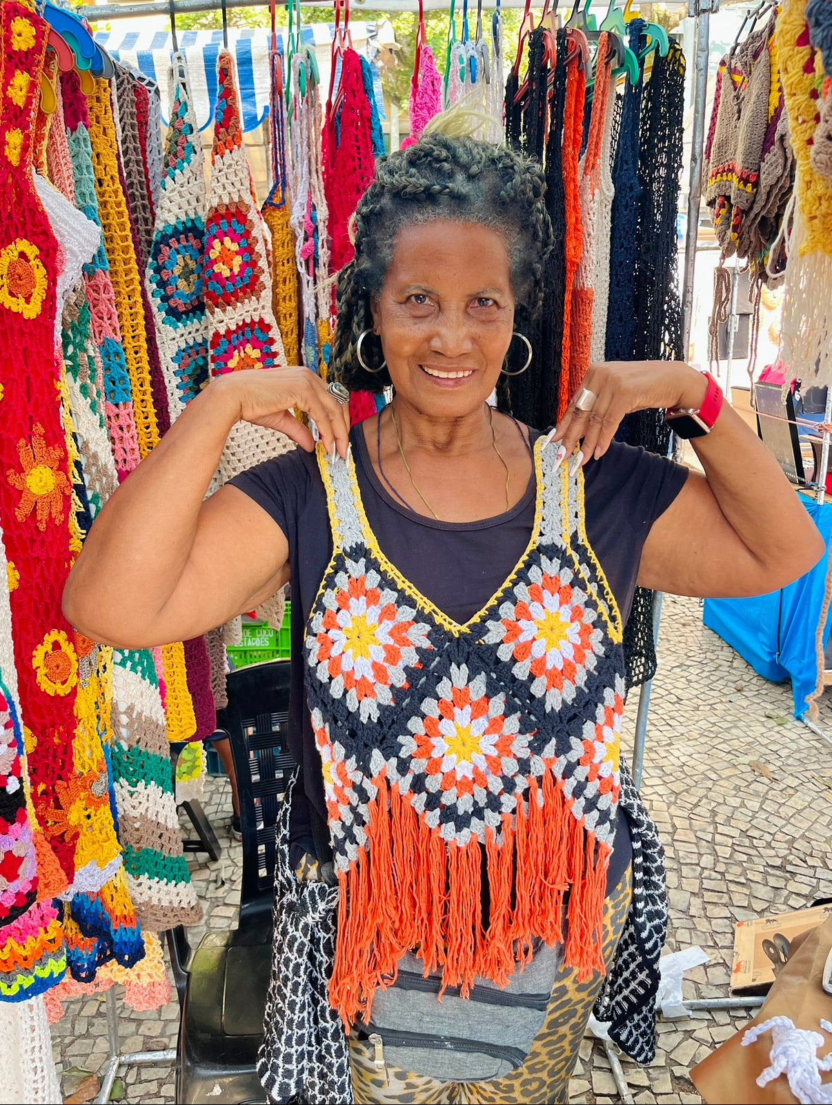 Rio Crochet Top with Fringe