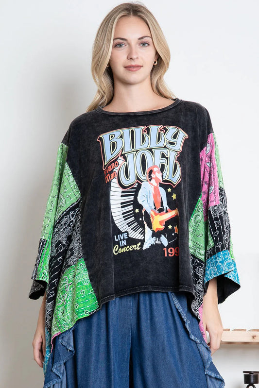 Billy Joel Poncho Sleeve Shirt