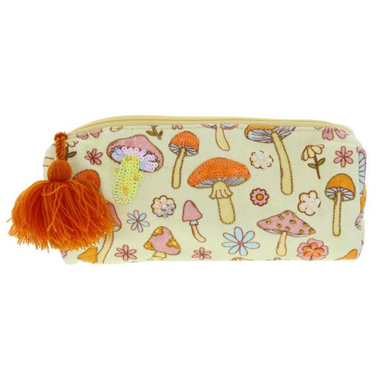 Mushroom Fields Zipper Pouch