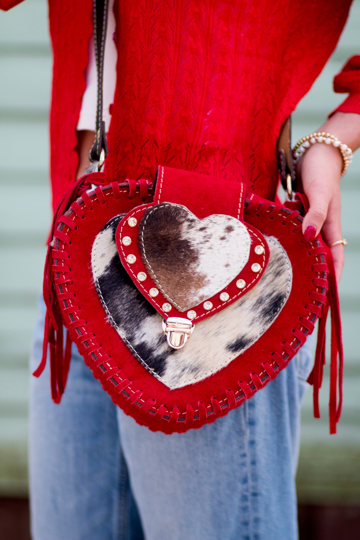 Handmade Leather Cowhide Purses