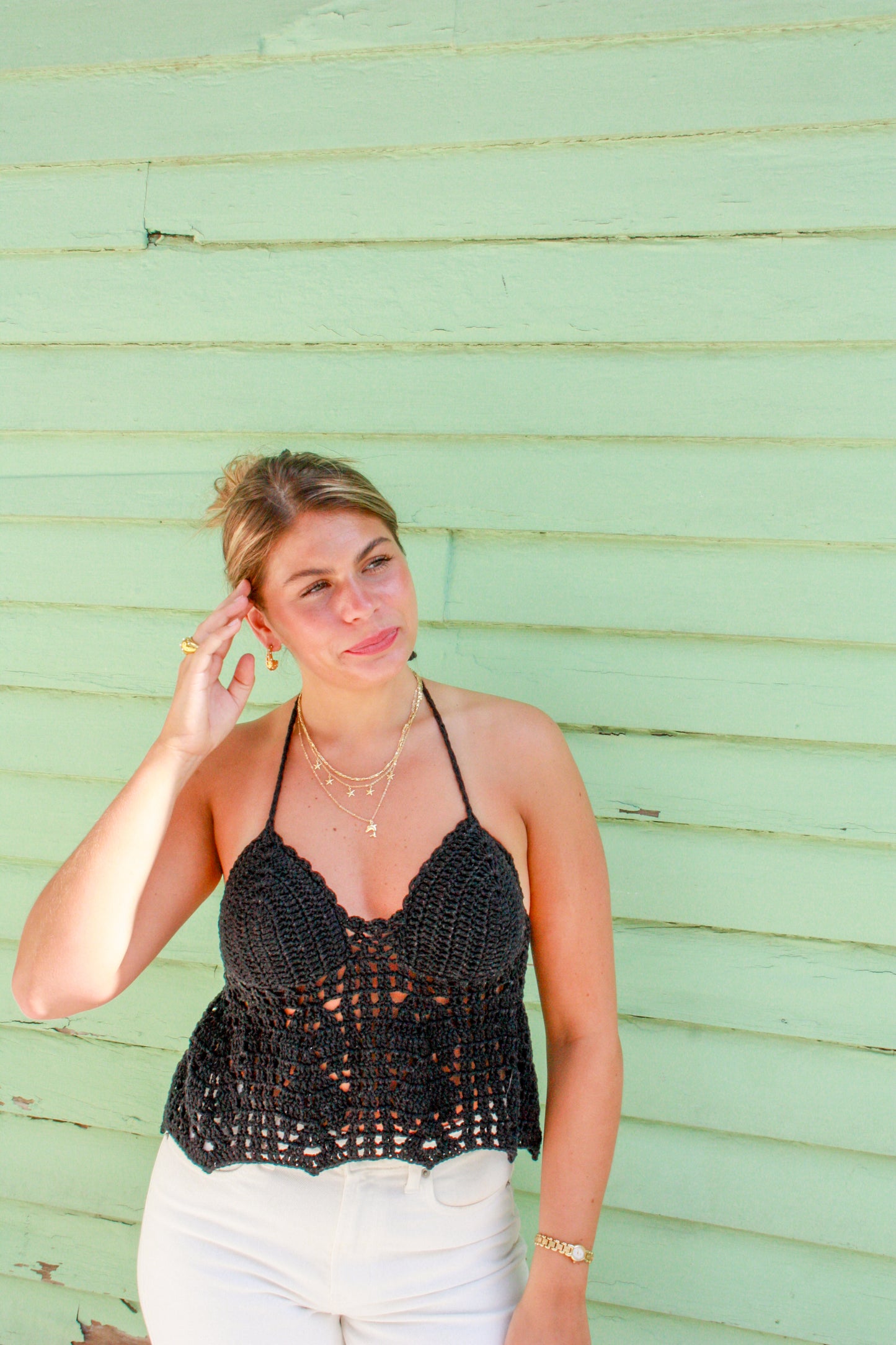 Rio Crochet Top with Fringe