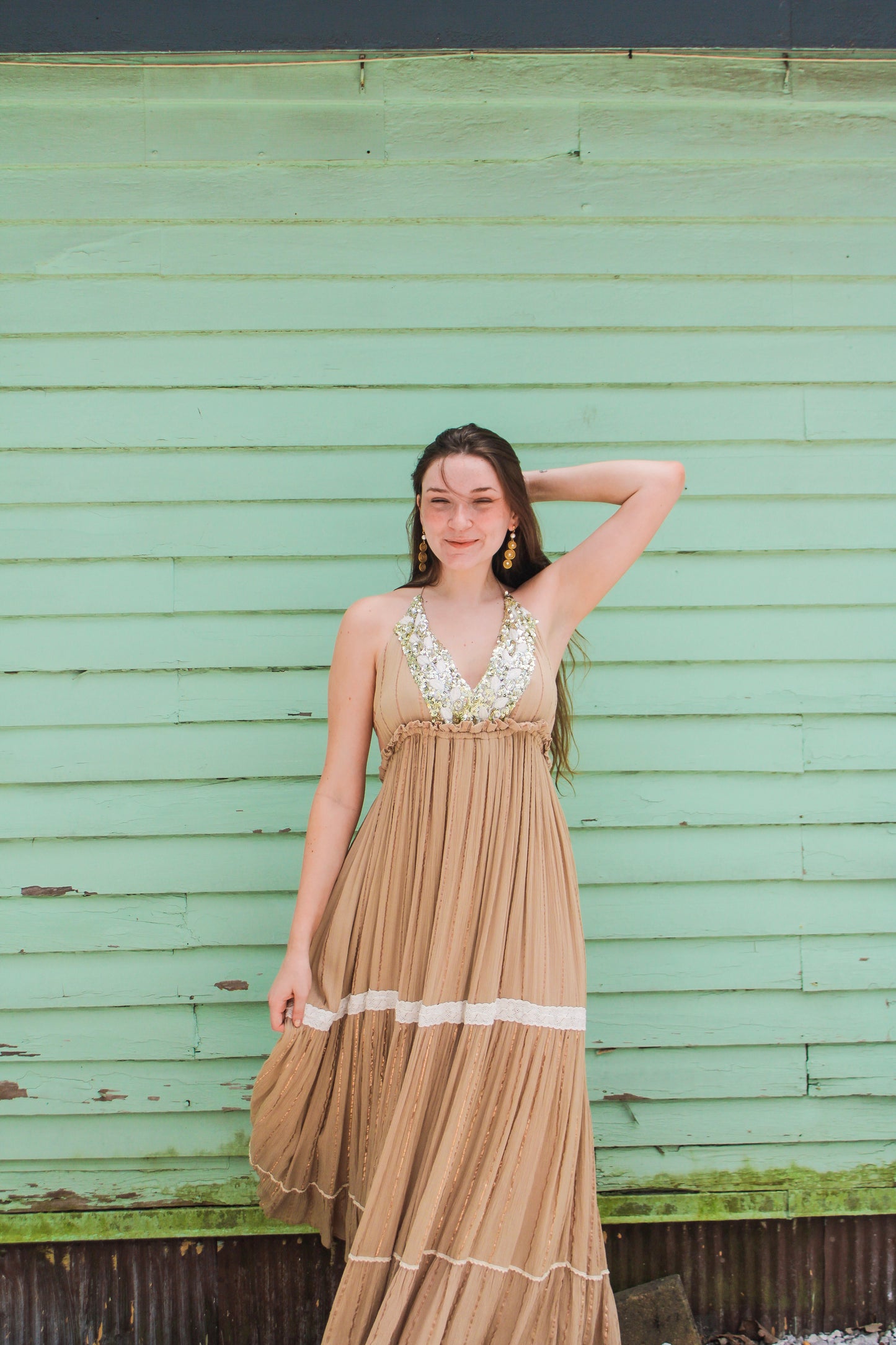 Artisan Embellished Maxi Dress