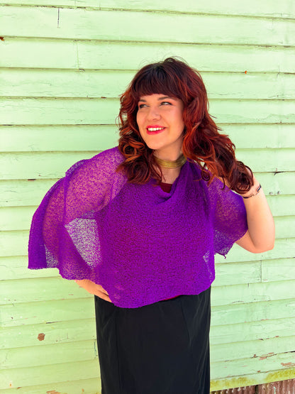 Woven Shawl Poncho
