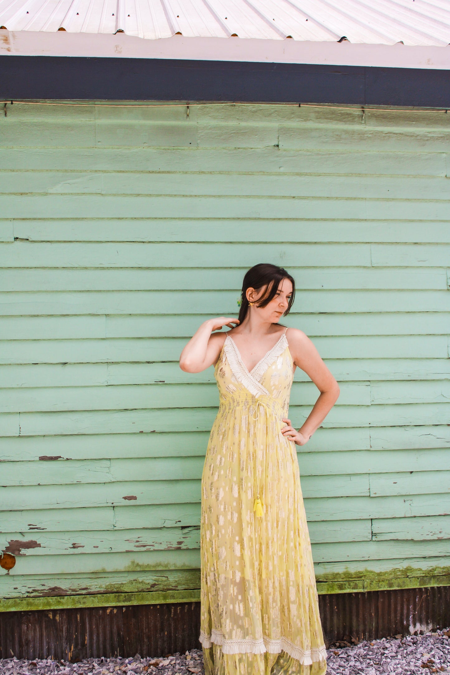 Artisan Embellished Maxi Dress