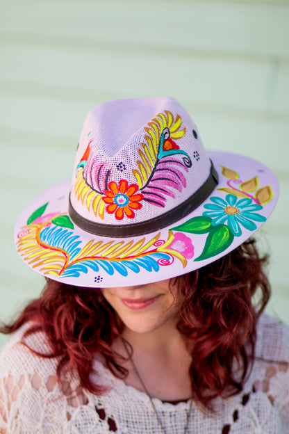 Hand-Painted Hat