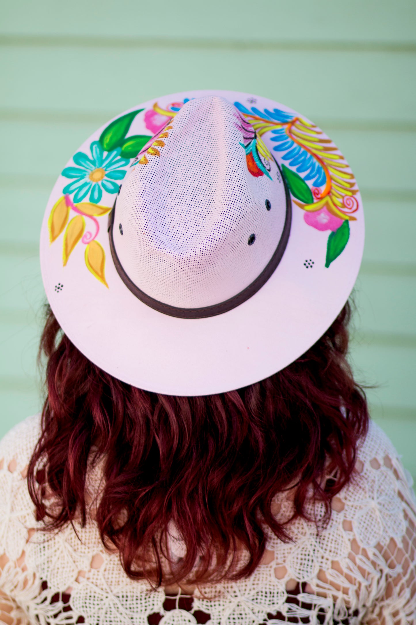 Hand-Painted Hat