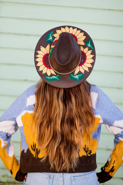 Hand-Painted Hat