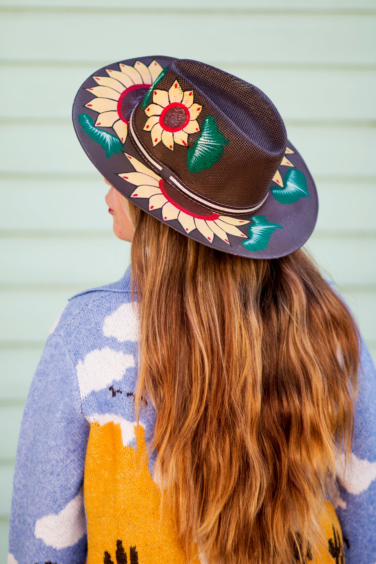 Hand-Painted Hat