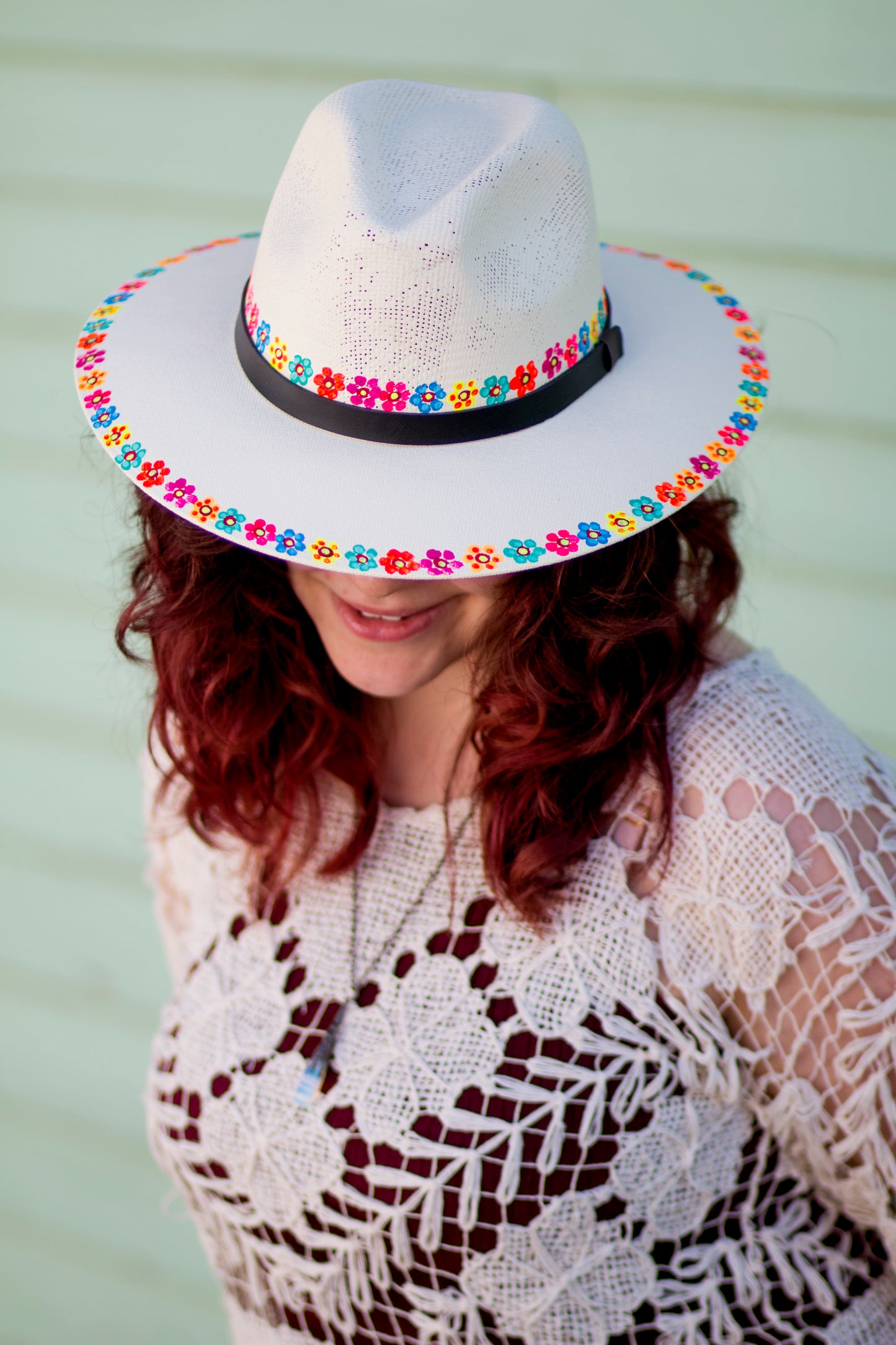 Hand-Painted Hat