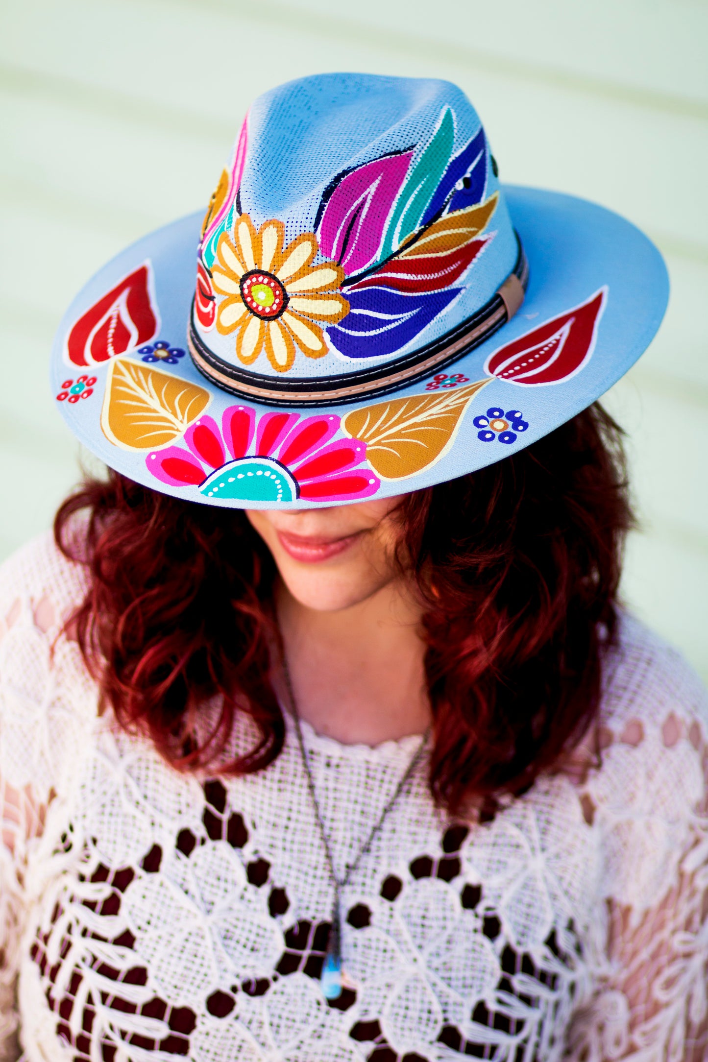 Hand-Painted Hat